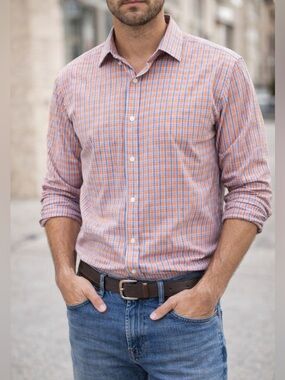 Banana Republic Multicolor Striped Button-Down Shirt